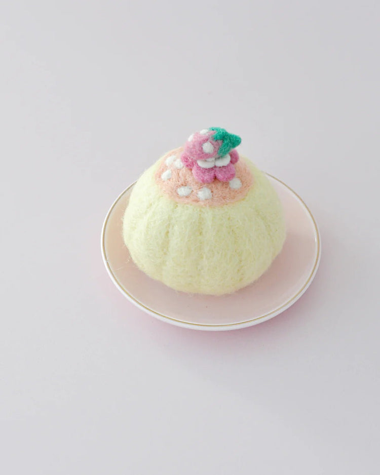 TARA TREASURES | FELT PINK STRAWBERRY BUNDT CAKE by TARA TREASURES - The Playful Collective