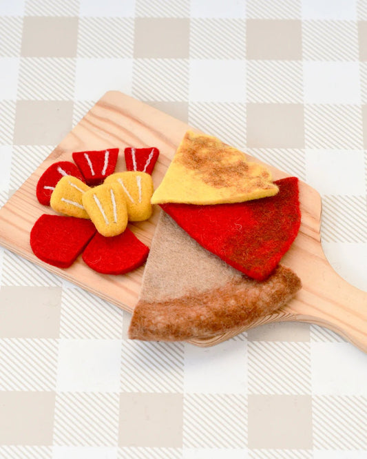 TARA TREASURES | FELT PIZZA SLICE - HAWAIIAN by TARA TREASURES - The Playful Collective