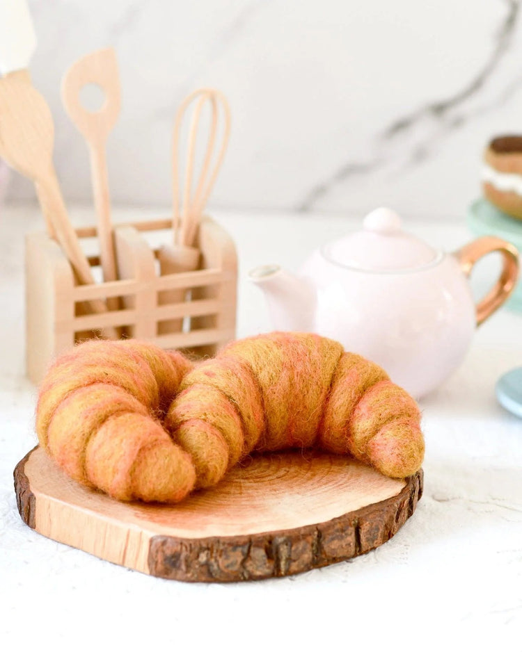 TARA TREASURES | FELT PLAIN CROISSANT *PRE-ORDER* by TARA TREASURES - The Playful Collective