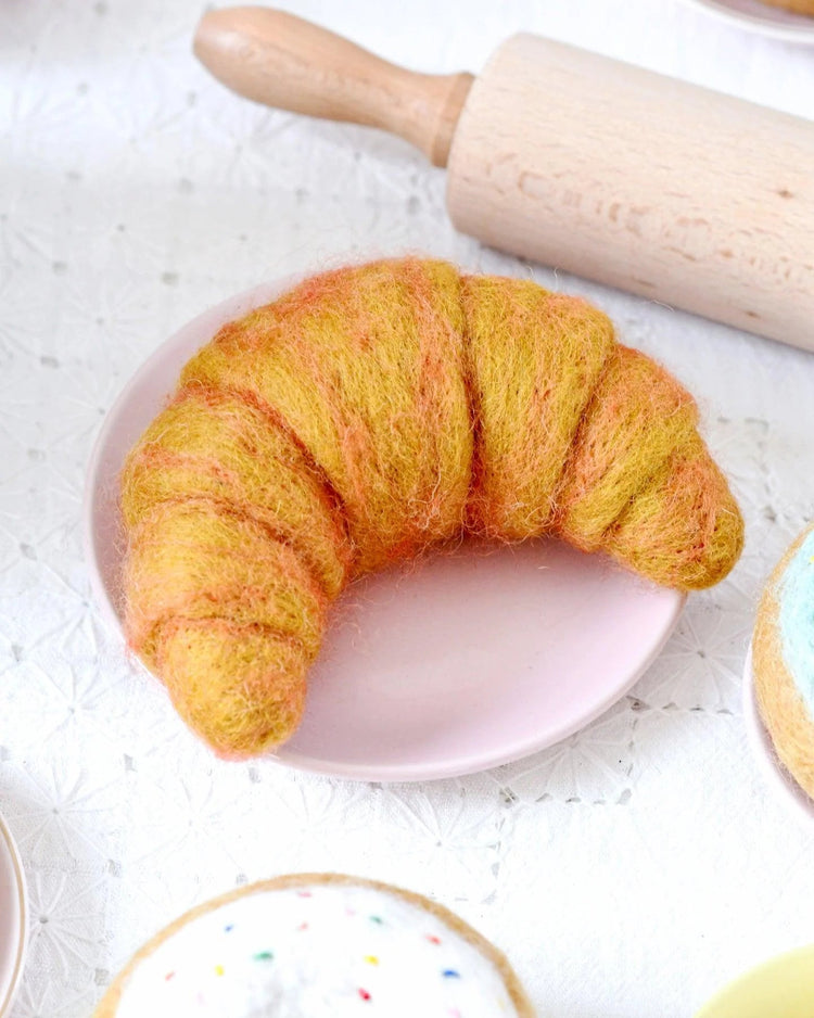 TARA TREASURES | FELT PLAIN CROISSANT *PRE-ORDER* by TARA TREASURES - The Playful Collective