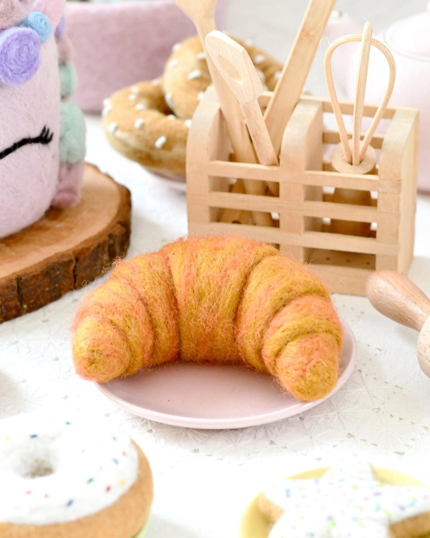 TARA TREASURES | FELT PLAIN CROISSANT *PRE-ORDER* by TARA TREASURES - The Playful Collective