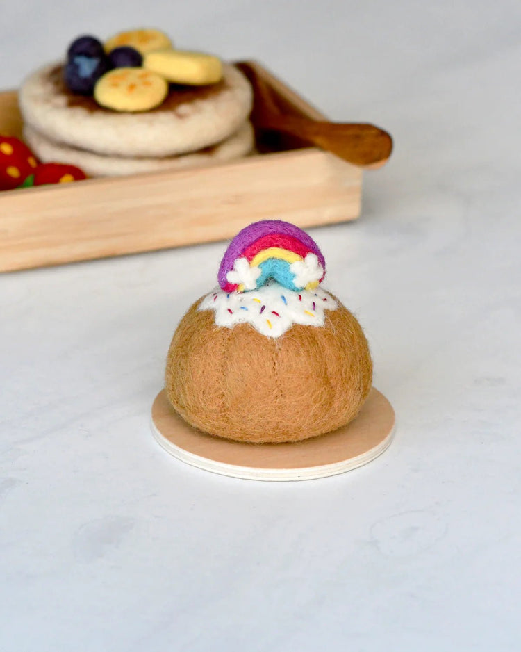 TARA TREASURES | FELT RAINBOW BUNDT CAKE WITH ICING by TARA TREASURES - The Playful Collective