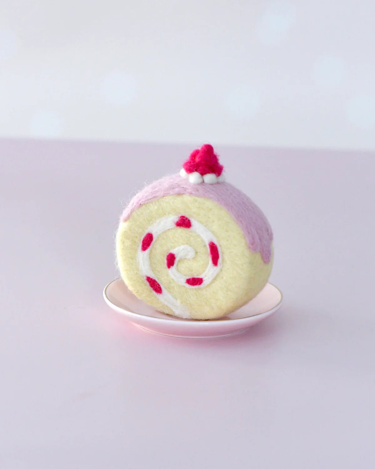 TARA TREASURES | FELT STRAWBERRY SWISS ROLL by TARA TREASURES - The Playful Collective