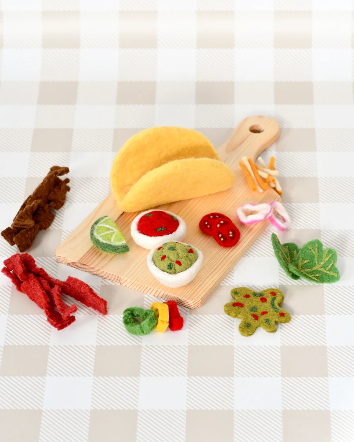TARA TREASURES | FELT TACO PLAY FOOD SET by TARA TREASURES - The Playful Collective