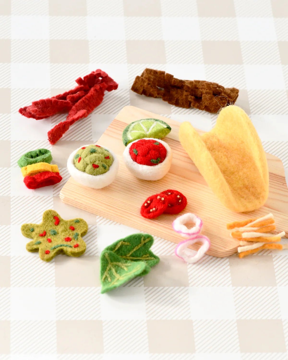 TARA TREASURES | FELT TACO PLAY FOOD SET by TARA TREASURES - The Playful Collective