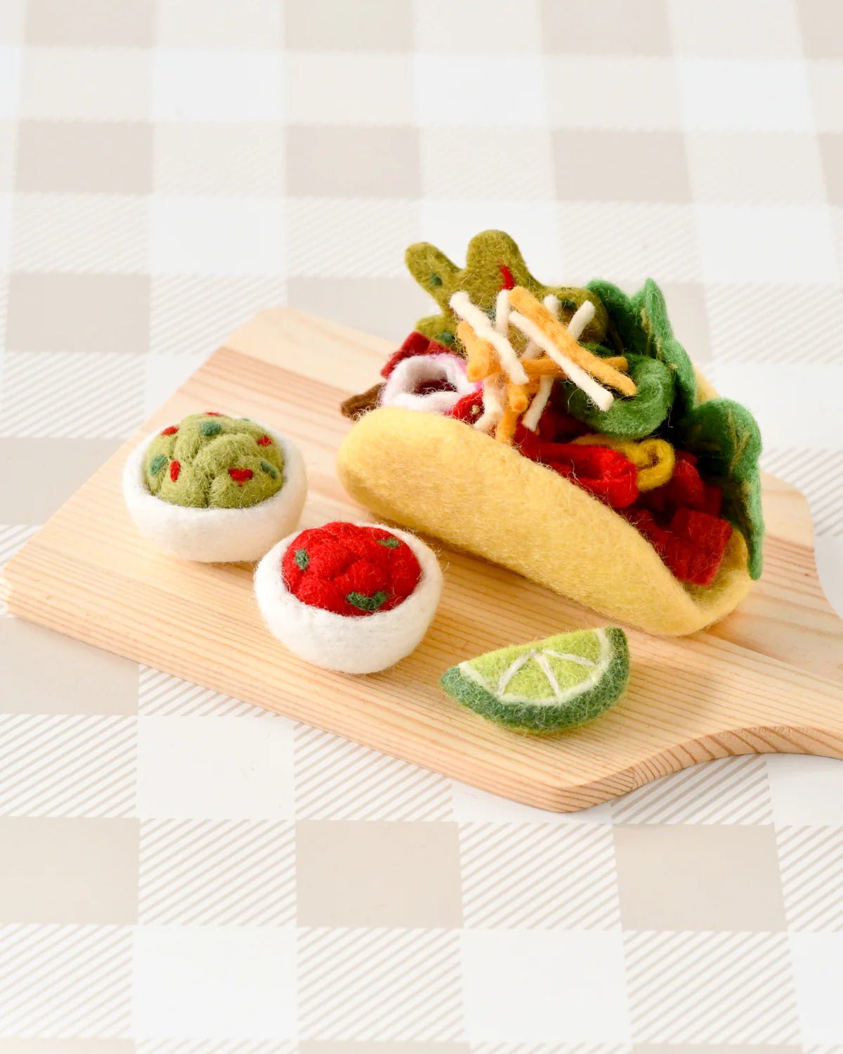 TARA TREASURES | FELT TACO PLAY FOOD SET by TARA TREASURES - The Playful Collective