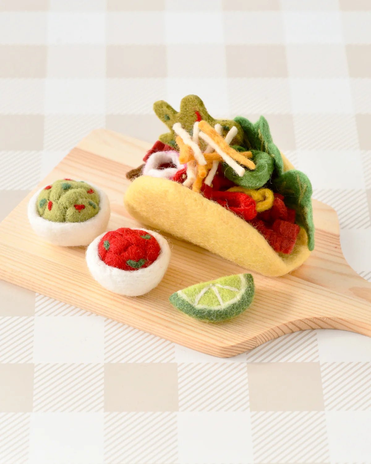 TARA TREASURES | FELT TACO PLAY FOOD SET by TARA TREASURES - The Playful Collective