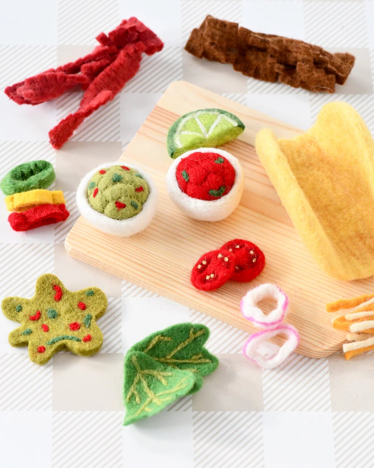 TARA TREASURES | FELT TACO PLAY FOOD SET by TARA TREASURES - The Playful Collective