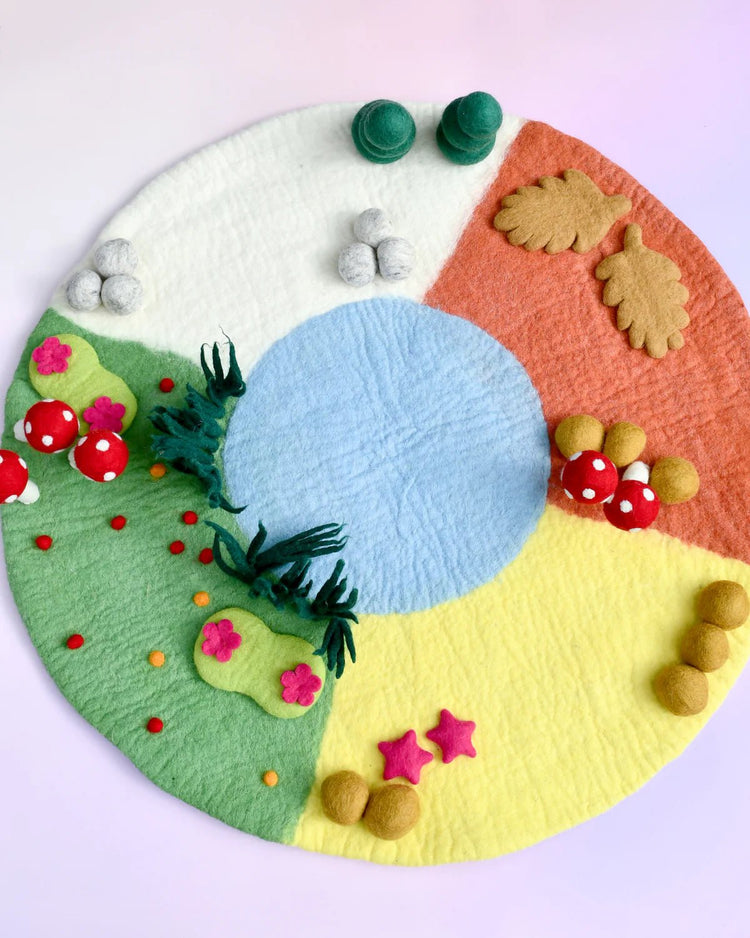 TARA TREASURES | FOUR SEASONS PLAY MAT PLAYSCAPE (LARGE) *PRE-ORDER* by TARA TREASURES - The Playful Collective