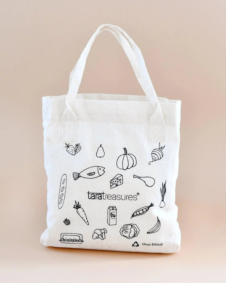 TARA TREASURES | PRETEND PLAY COTTON SHOPPING BAG *PRE-ORDER* by TARA TREASURES - The Playful Collective