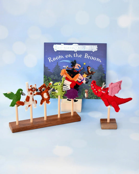 TARA TREASURES | ROOM ON THE BROOM® FINGER PUPPET SET by TARA TREASURES - The Playful Collective