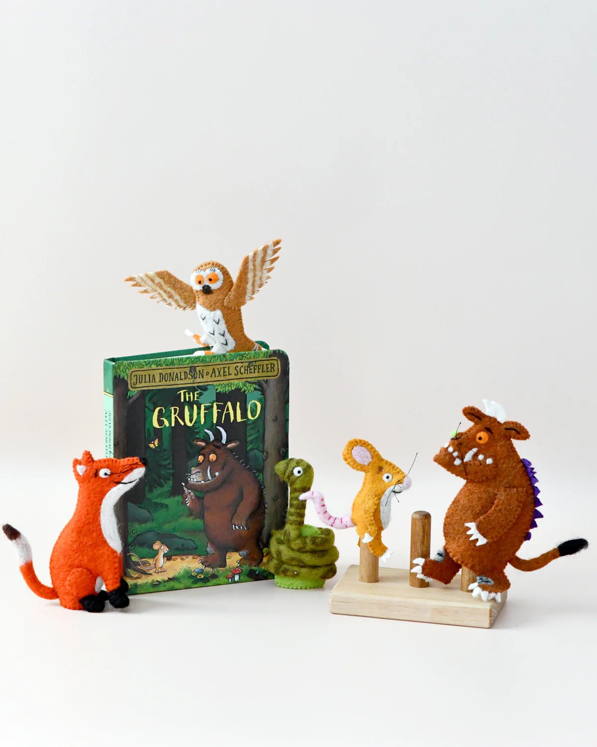 TARA TREASURES | THE GRUFFALO® FINGER PUPPET SET by TARA TREASURES - The Playful Collective