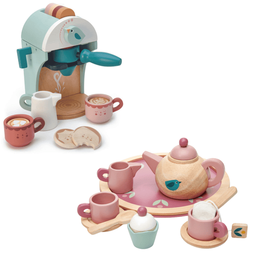 TENDER LEAF TOYS | BIRDIE TEA SET & BABYCCINO MAKER BUNDLE by TENDER LEAF TOYS - The Playful Collective