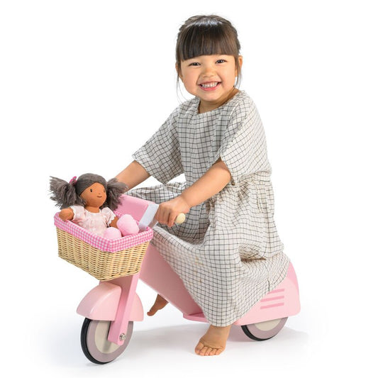 TENDER LEAF TOYS | DELIVERY SCOOTER WITH BASKET by TENDER LEAF TOYS - The Playful Collective
