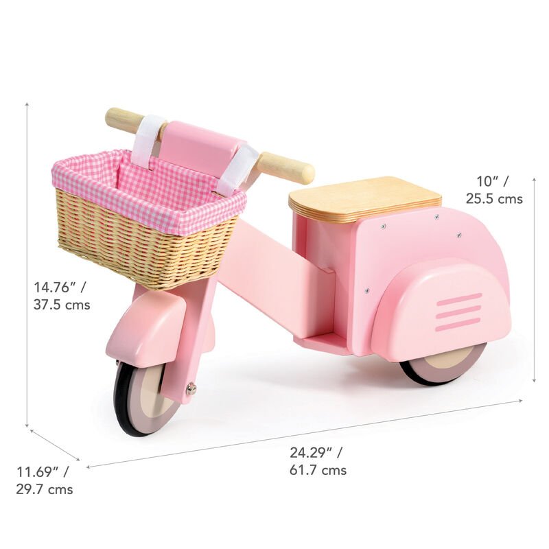 TENDER LEAF TOYS | DELIVERY SCOOTER WITH BASKET by TENDER LEAF TOYS - The Playful Collective