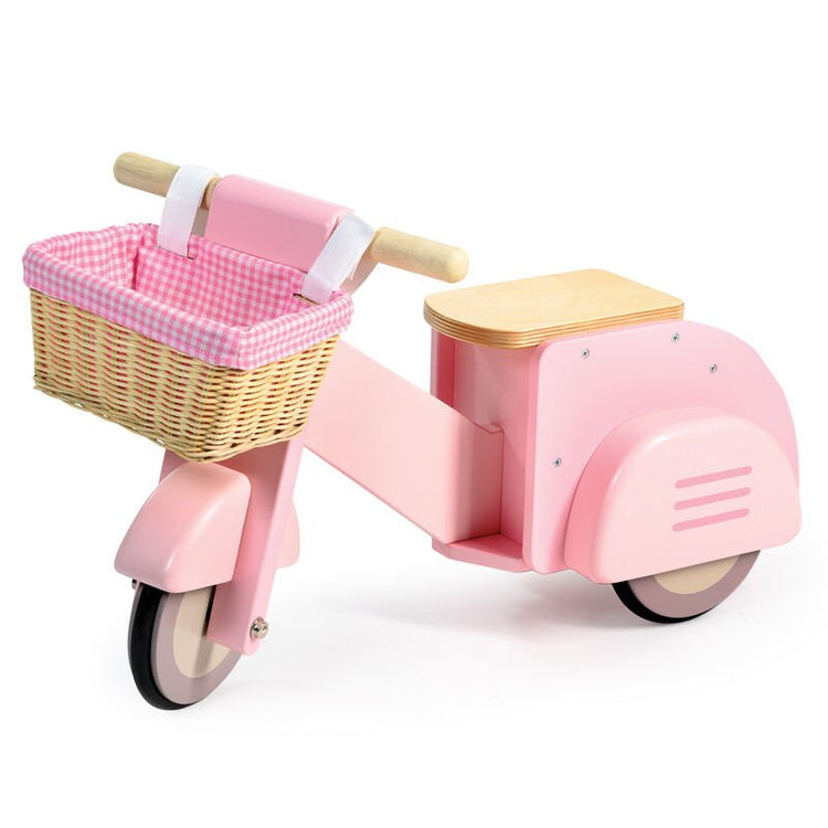 TENDER LEAF TOYS | DELIVERY SCOOTER WITH BASKET by TENDER LEAF TOYS - The Playful Collective