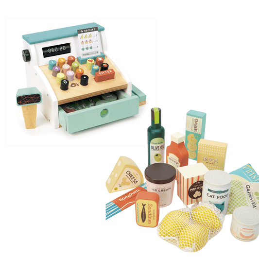 TENDER LEAF TOYS | SUPERMARKET GROCERY SET & GENERAL STORE TIL by TENDER LEAF TOYS - The Playful Collective