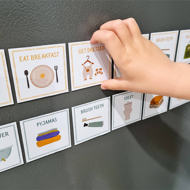 THE CREATIVE SPROUT | 20 MAGNETIC ROUTINE CARDS by THE CREATIVE SPROUT - The Playful Collective