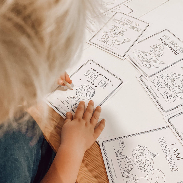 THE CREATIVE SPROUT | AFFIRMATION COLOURING PAGES by THE CREATIVE SPROUT - The Playful Collective