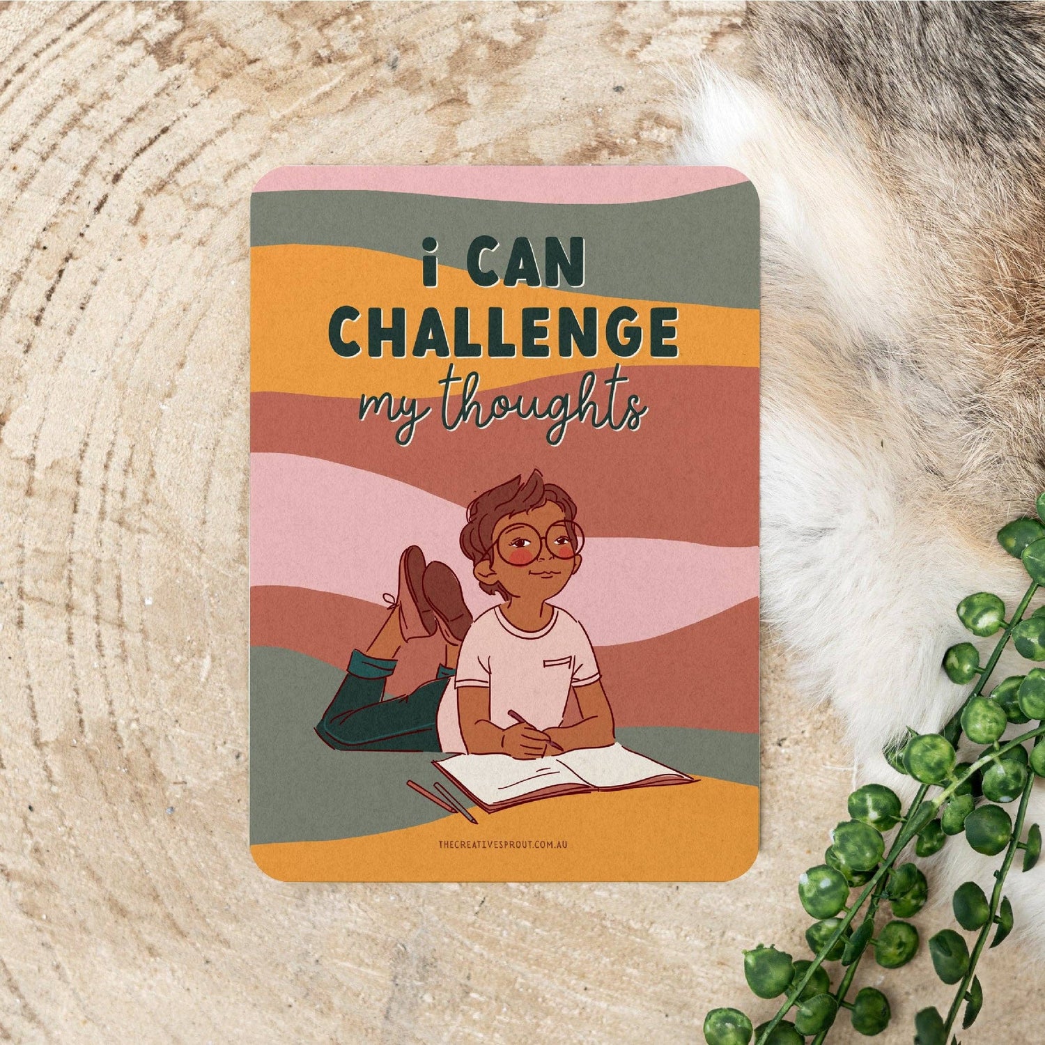 THE CREATIVE SPROUT | ANXIETY AFFIRMATION CARDS FOR KIDS by THE CREATIVE SPROUT - The Playful Collective