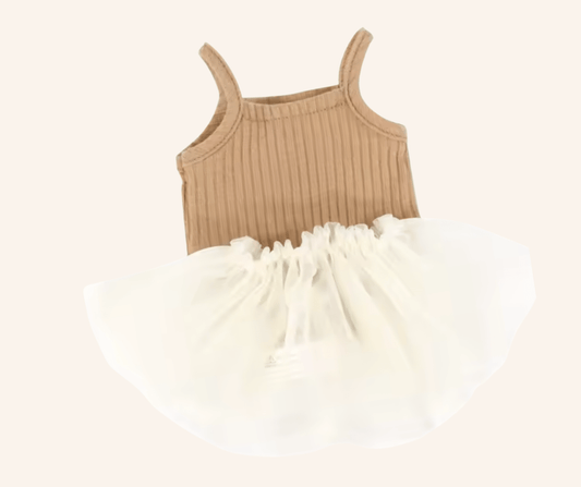 THE PLAYFUL COLLECTIVE | DOLL'S CLOTHING - BEIGE BALLERINA by THE PLAYFUL COLLECTIVE - The Playful Collective