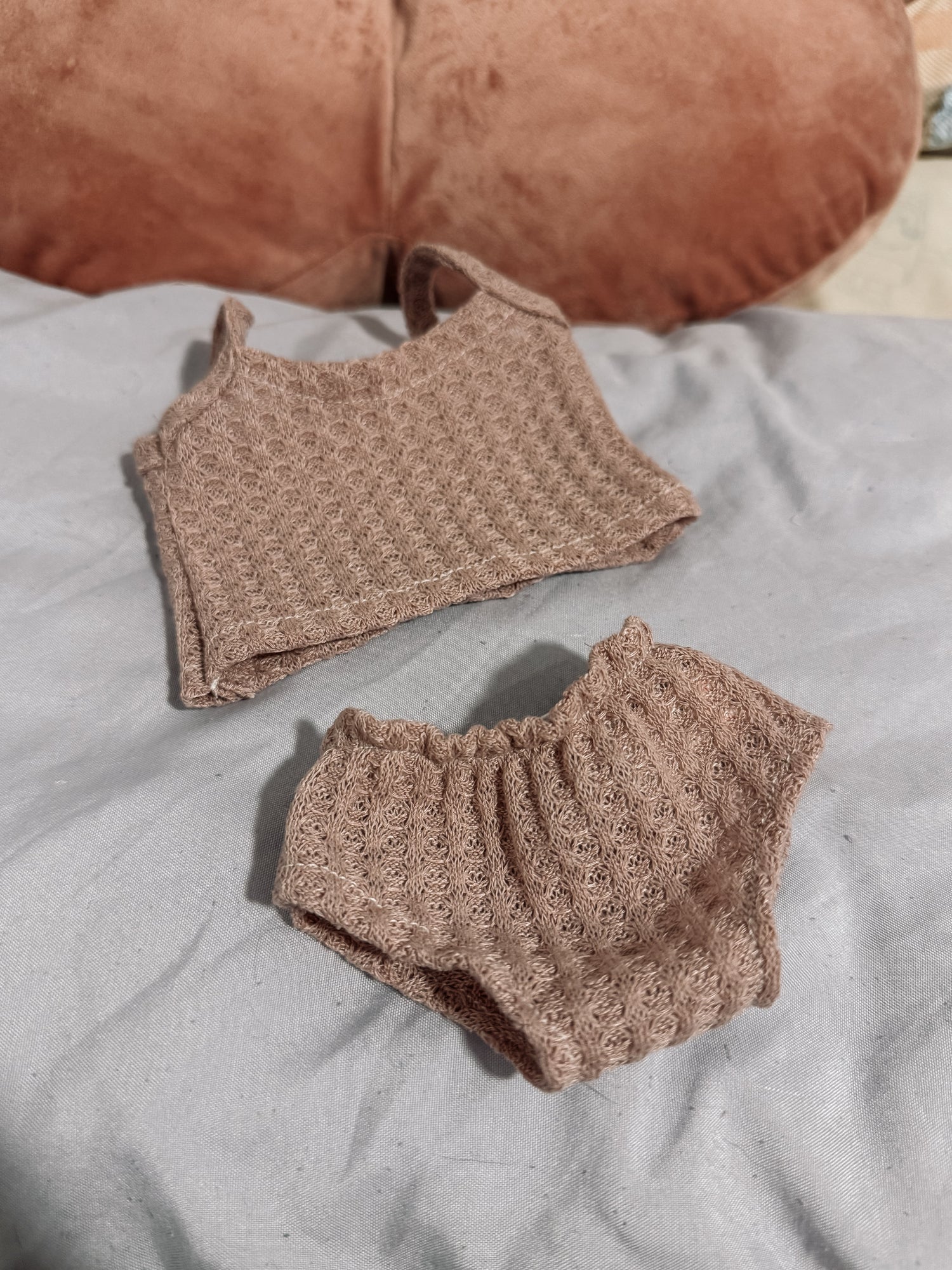 THE PLAYFUL COLLECTIVE | DOLL'S CLOTHING - DUSTY ROSE KNIT DUO by THE PLAYFUL COLLECTIVE - The Playful Collective