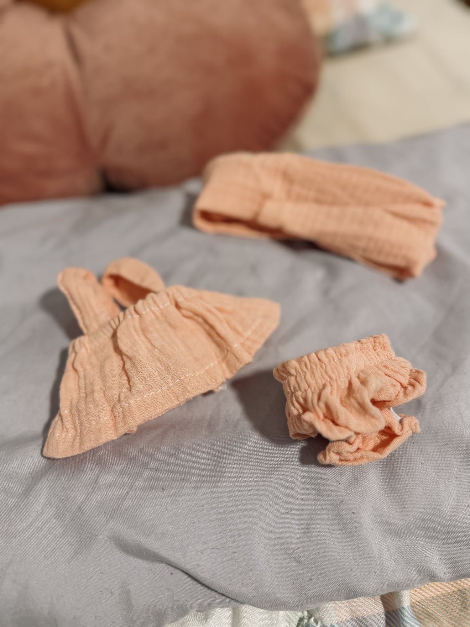 THE PLAYFUL COLLECTIVE | DOLL'S CLOTHING - PEACH BLOSSOM 3 PIECE SET by THE PLAYFUL COLLECTIVE - The Playful Collective