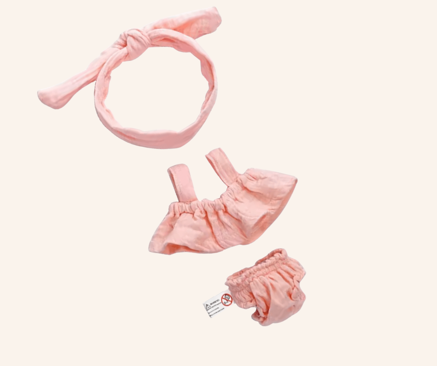 THE PLAYFUL COLLECTIVE | DOLL'S CLOTHING - PEACH BLOSSOM 3 PIECE SET by THE PLAYFUL COLLECTIVE - The Playful Collective