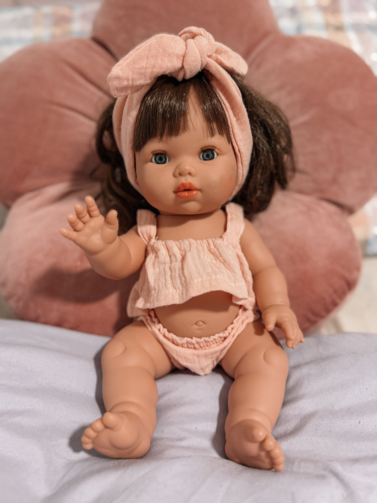 THE PLAYFUL COLLECTIVE | DOLL'S CLOTHING - PEACH BLOSSOM 3 PIECE SET by THE PLAYFUL COLLECTIVE - The Playful Collective