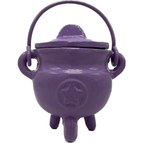 THE PLAYFUL COLLECTIVE | MINI PENTAGRAM CAST IRON CAULDRON - LAVENDER by THE PLAYFUL COLLECTIVE - The Playful Collective