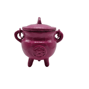 THE PLAYFUL COLLECTIVE | MINI PENTAGRAM CAST IRON CAULDRON - PINK by THE PLAYFUL COLLECTIVE - The Playful Collective