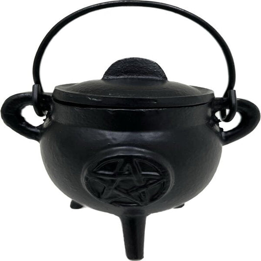 THE PLAYFUL COLLECTIVE | PENTAGRAM CAST IRON CAULDRON - BLACK by THE PLAYFUL COLLECTIVE - The Playful Collective