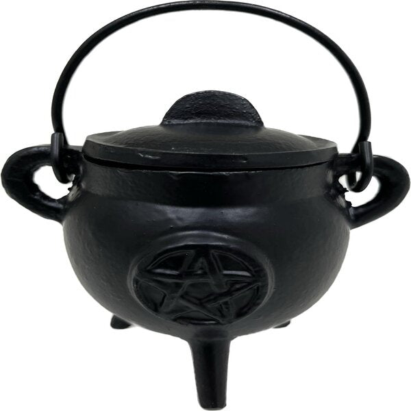 THE PLAYFUL COLLECTIVE | PENTAGRAM CAST IRON CAULDRON - BLACK by THE PLAYFUL COLLECTIVE - The Playful Collective