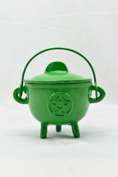 THE PLAYFUL COLLECTIVE | PENTAGRAM CAST IRON CAULDRON - GREEN by THE PLAYFUL COLLECTIVE - The Playful Collective