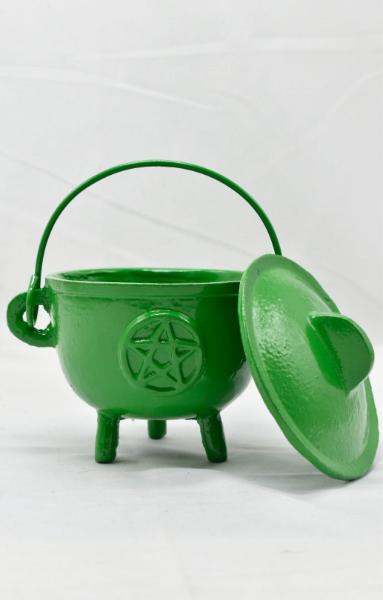 THE PLAYFUL COLLECTIVE | PENTAGRAM CAST IRON CAULDRON - GREEN by THE PLAYFUL COLLECTIVE - The Playful Collective