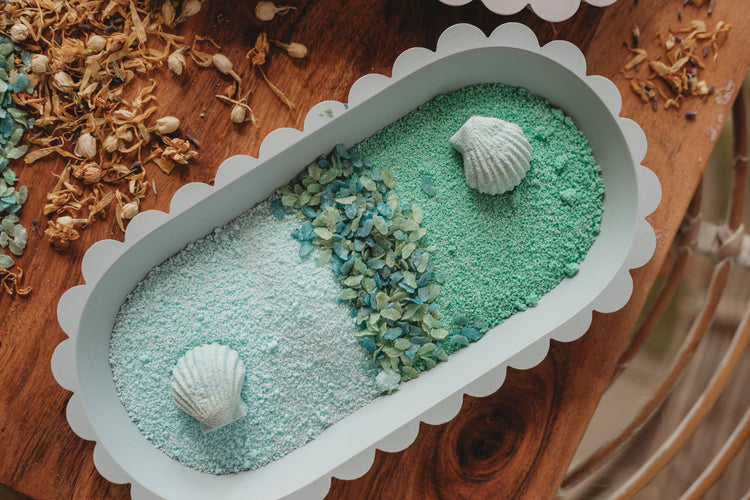 THE SALTWATER COLLECTIVE | AQUAMARINE - MEDIUM SALTWATER FIZZ POTION BUBBLES - POTION PLAY INGREDIENT by THE SALTWATER COLLECTIVE - The Playful Collective