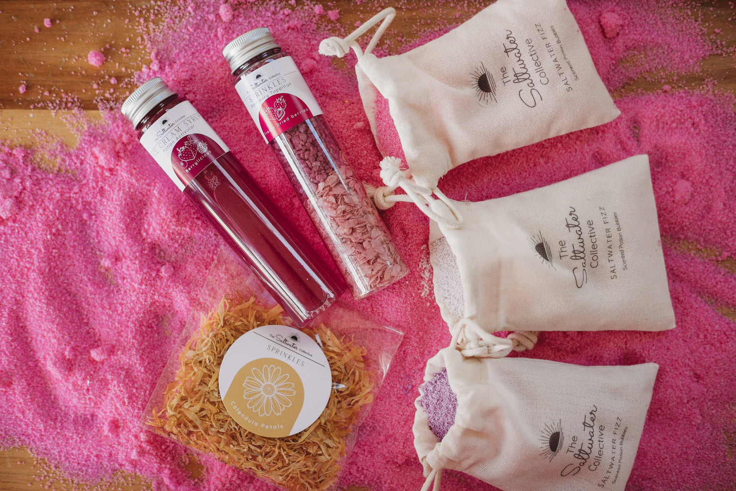 THE SALTWATER COLLECTIVE | BERRYLICIOUS ICE CREAM POTION KIT by THE SALTWATER COLLECTIVE - The Playful Collective