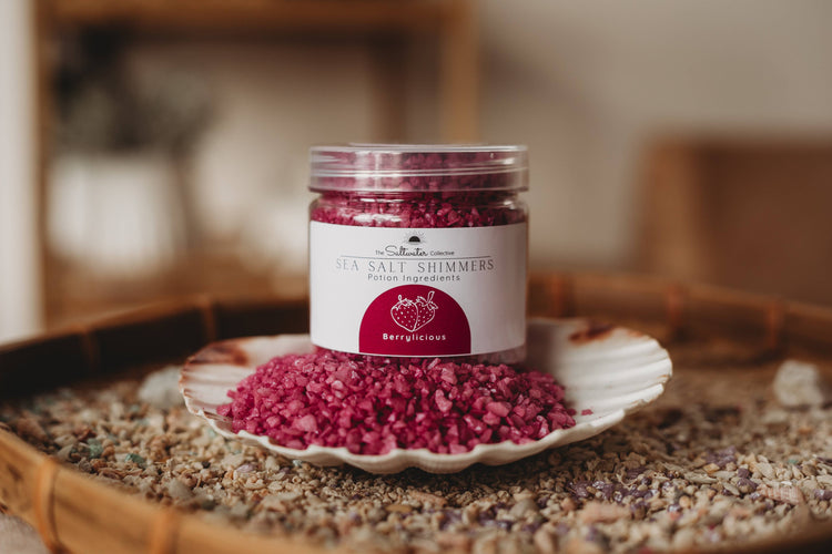 THE SALTWATER COLLECTIVE | BERRYLICIOUS - SEA SALT SHIMMERS SMALL - POTION PLAY INGREDIENT by THE SALTWATER COLLECTIVE - The Playful Collective