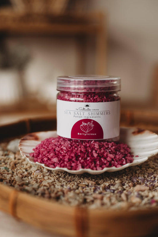 THE SALTWATER COLLECTIVE | BERRYLICIOUS - SEA SALT SHIMMERS SMALL - POTION PLAY INGREDIENT by THE SALTWATER COLLECTIVE - The Playful Collective