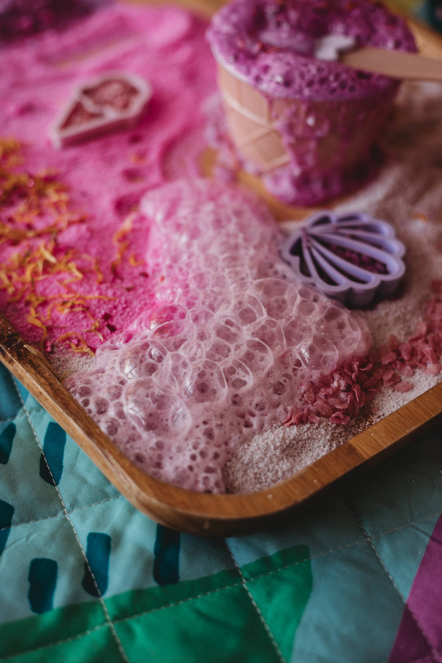 THE SALTWATER COLLECTIVE | BLUEBERRY MILKSHAKE MEDIUM SALTWATER FIZZ POTION BUBBLES - POTION PLAY INGREDIENT by THE SALTWATER COLLECTIVE - The Playful Collective