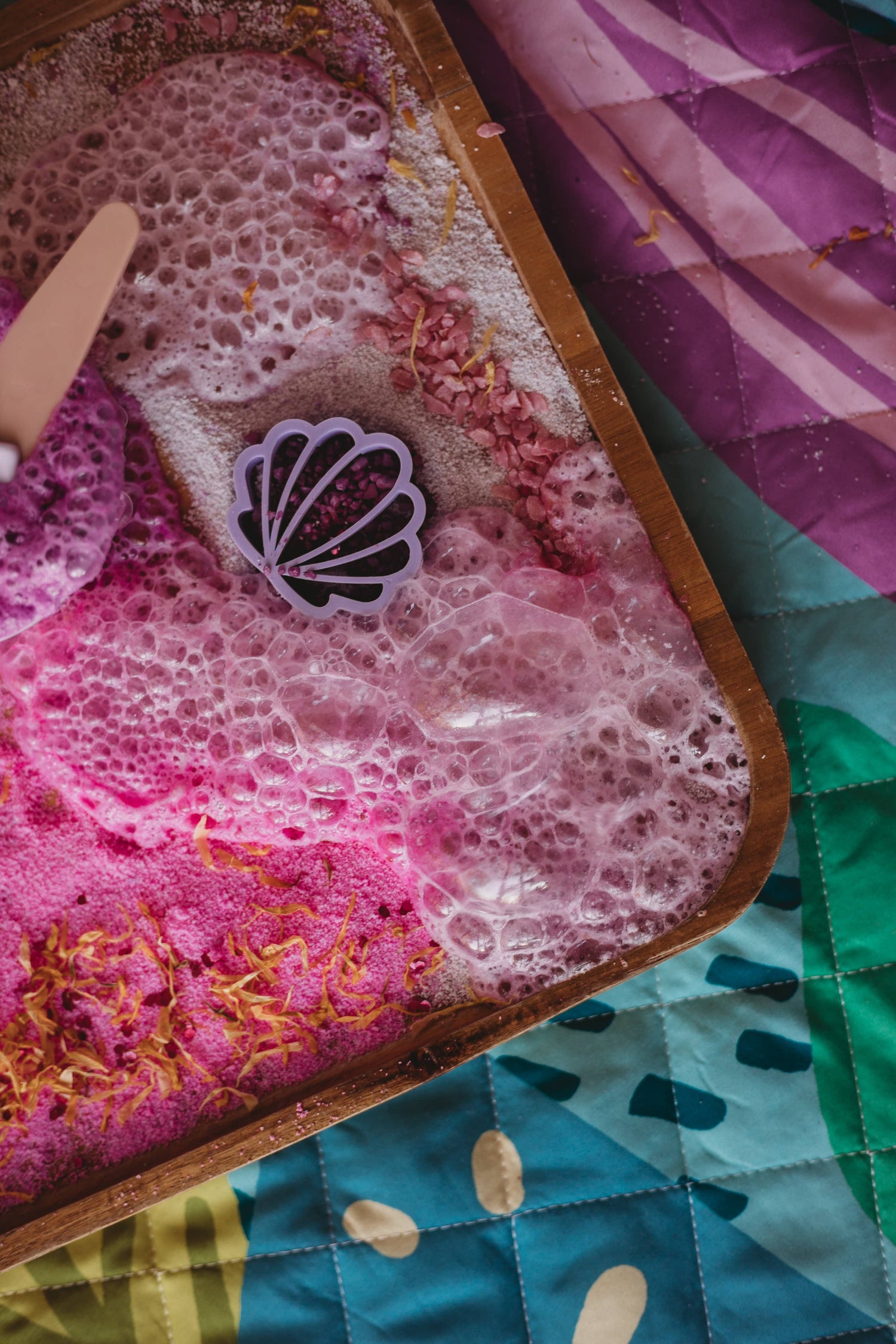 THE SALTWATER COLLECTIVE | BLUEBERRY MILKSHAKE MEDIUM SALTWATER FIZZ POTION BUBBLES - POTION PLAY INGREDIENT by THE SALTWATER COLLECTIVE - The Playful Collective