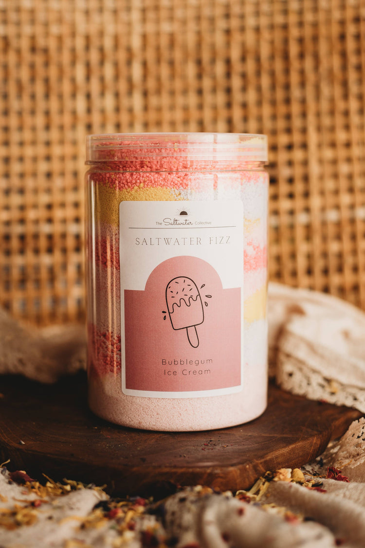 THE SALTWATER COLLECTIVE | BUBBLEGUM ICE CREAM - JUMBO SALTWATER FIZZ POTION BUBBLES - POTION PLAY INGREDIENT by THE SALTWATER COLLECTIVE - The Playful Collective