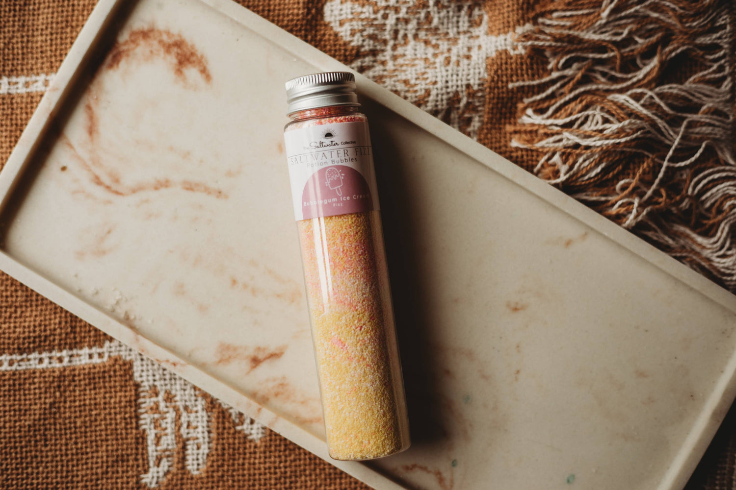 THE SALTWATER COLLECTIVE | BUBBLEGUM ICE CREAM - TEST TUBE SALTWATER FIZZ POTION BUBBLES - POTION PLAY INGREDIENT by THE SALTWATER COLLECTIVE - The Playful Collective