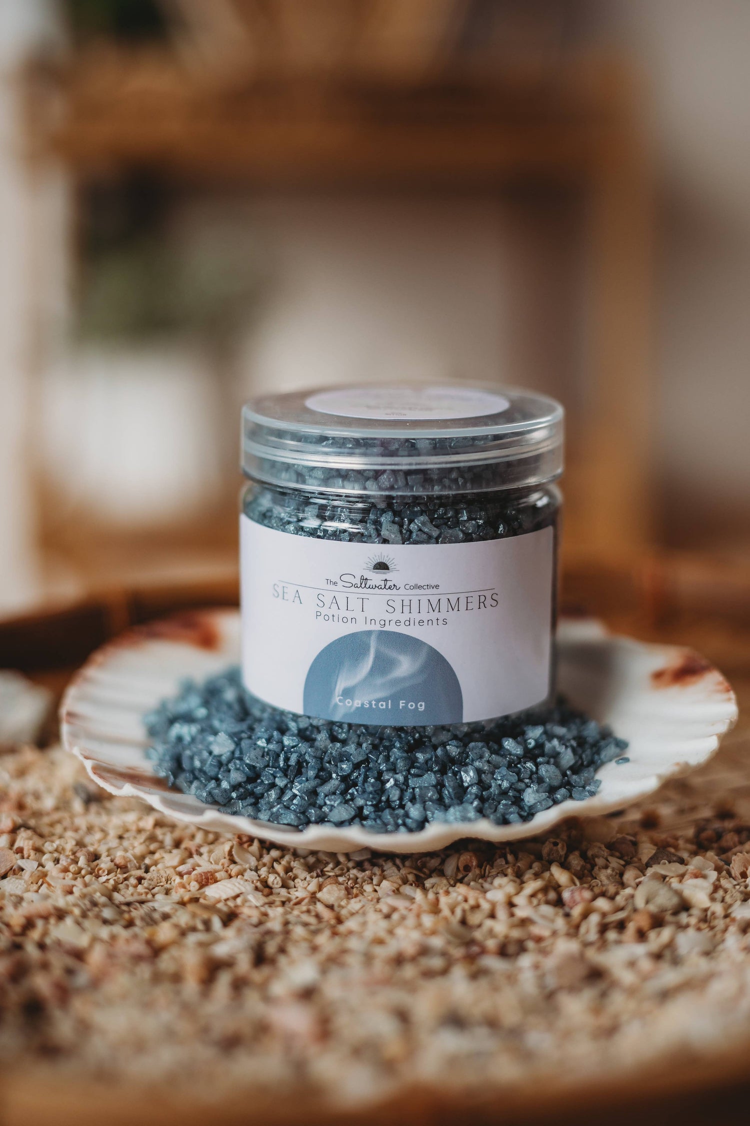 THE SALTWATER COLLECTIVE | COASTAL FOG - SEA SALT SHIMMERS SMALL - POTION PLAY INGREDIENT by THE SALTWATER COLLECTIVE - The Playful Collective