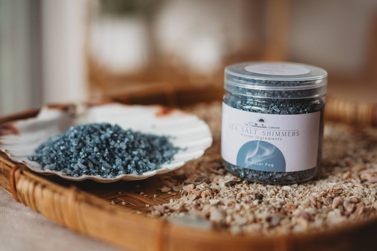 THE SALTWATER COLLECTIVE | COASTAL FOG - SEA SALT SHIMMERS SMALL - POTION PLAY INGREDIENT by THE SALTWATER COLLECTIVE - The Playful Collective