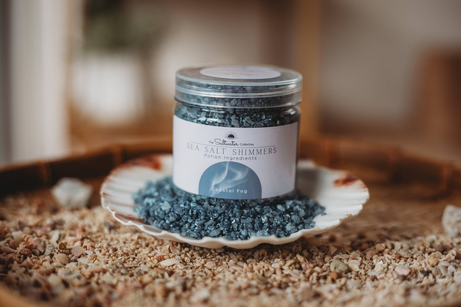 THE SALTWATER COLLECTIVE | COASTAL FOG - SEA SALT SHIMMERS SMALL - POTION PLAY INGREDIENT by THE SALTWATER COLLECTIVE - The Playful Collective
