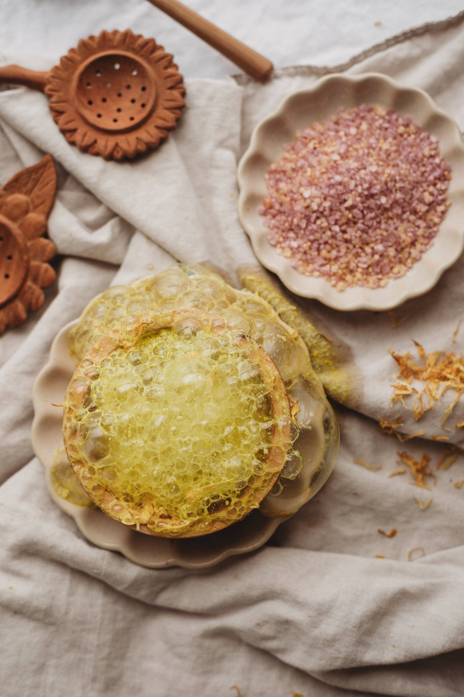 THE SALTWATER COLLECTIVE | CORAL COVE - SEA SALT SHIMMERS SMALL - POTION PLAY INGREDIENT by THE SALTWATER COLLECTIVE - The Playful Collective