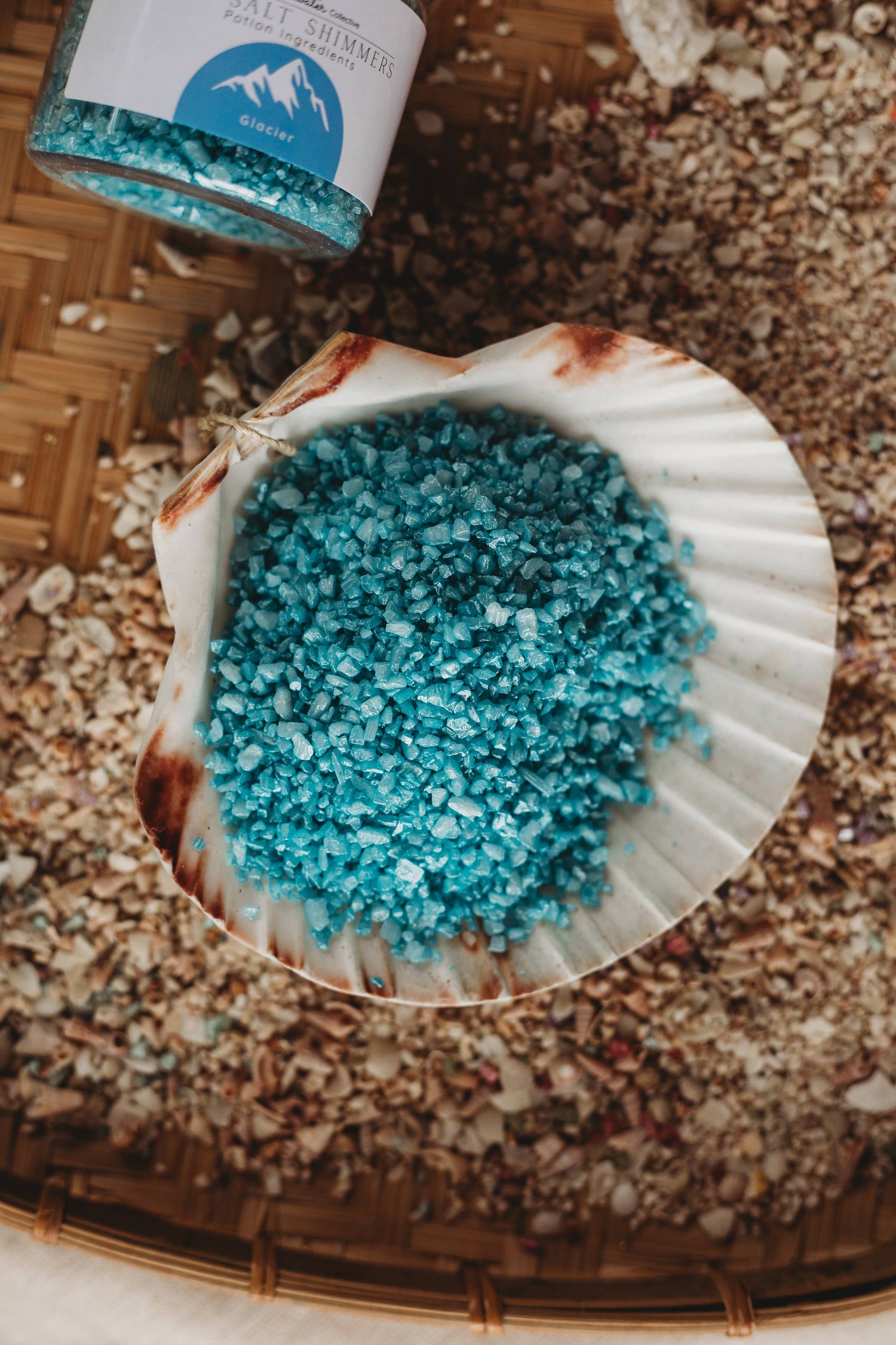 THE SALTWATER COLLECTIVE | GLACIER - SEA SALT SHIMMERS SMALL - POTION PLAY INGREDIENT by THE SALTWATER COLLECTIVE - The Playful Collective