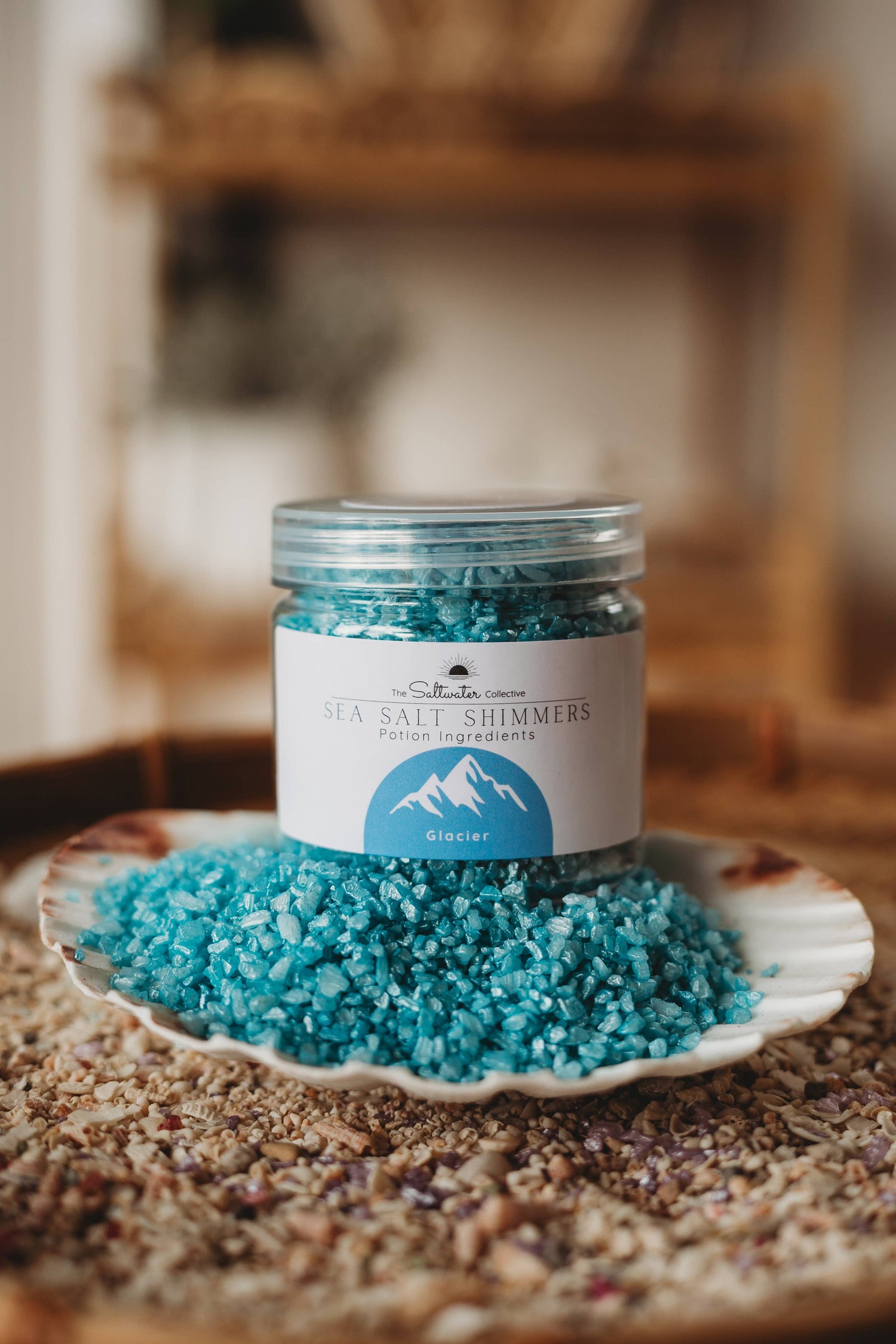 THE SALTWATER COLLECTIVE | GLACIER - SEA SALT SHIMMERS SMALL - POTION PLAY INGREDIENT by THE SALTWATER COLLECTIVE - The Playful Collective