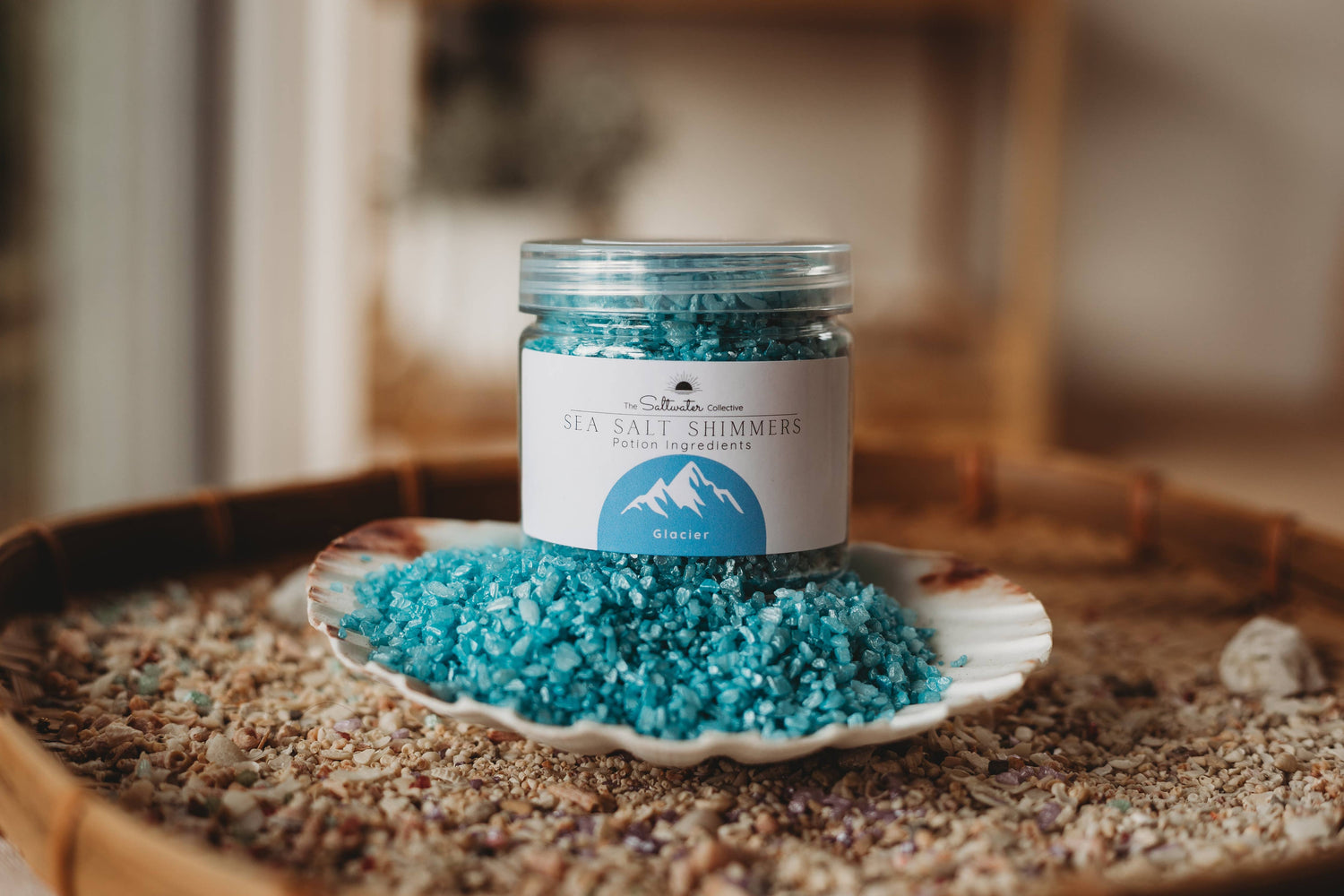 THE SALTWATER COLLECTIVE | GLACIER - SEA SALT SHIMMERS SMALL - POTION PLAY INGREDIENT by THE SALTWATER COLLECTIVE - The Playful Collective